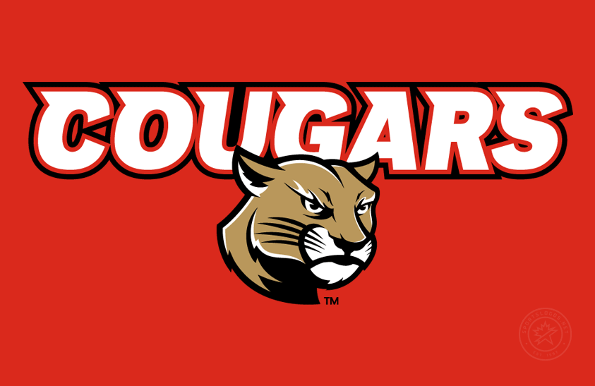 SIU Edwardsville Cougars 2023-Pres Alt on Dark Logo v3 diy iron on heat transfer